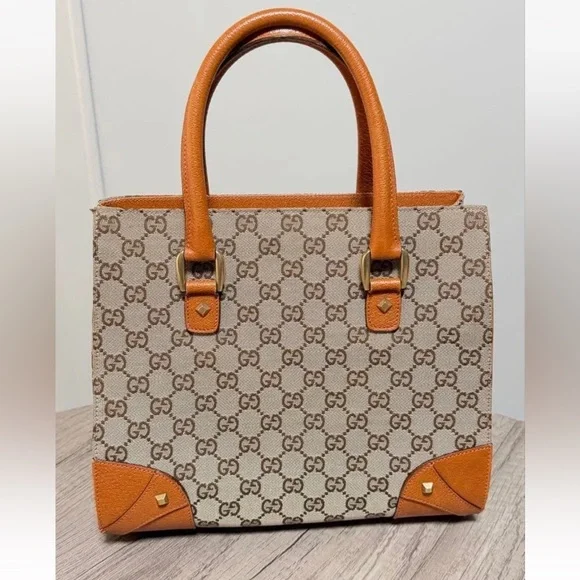 Gucci Tan and Brown Tote Bag - Picture 4 of 13